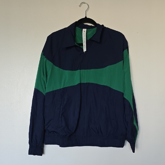 lululemon athletica Other - lululemon athletica Navy and Green Windbreaker